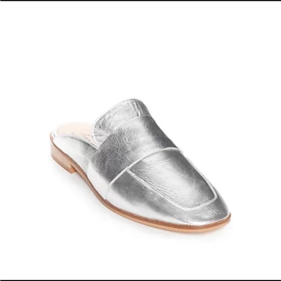Free People loafer mule silver Sz 6.5 - Picture 13 of 13